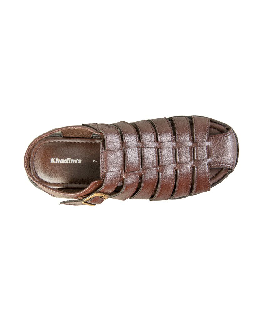 khadims mens leather sandals