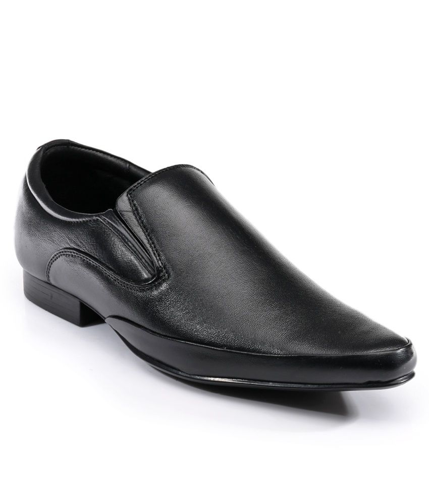Franco Leone Black Formal Shoes Price in India- Buy Franco Leone Black ...