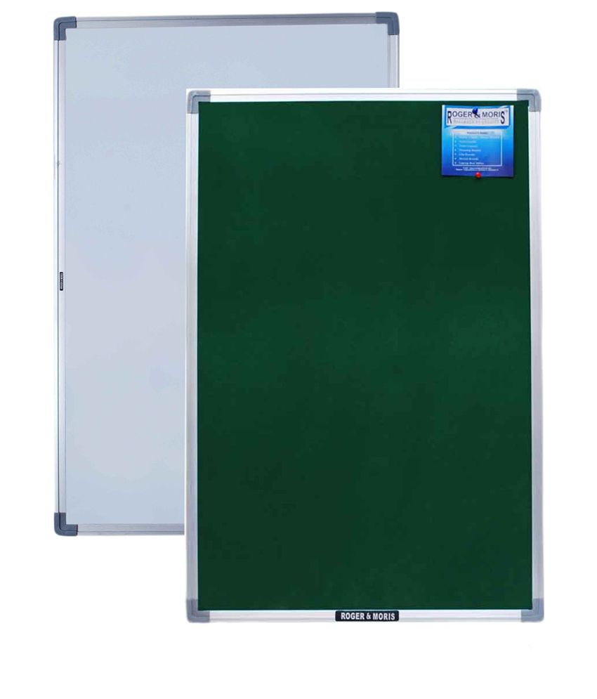     			Roger & Moris White Board And Green Notice Board (3' x 2' feet) - Pack Of 2