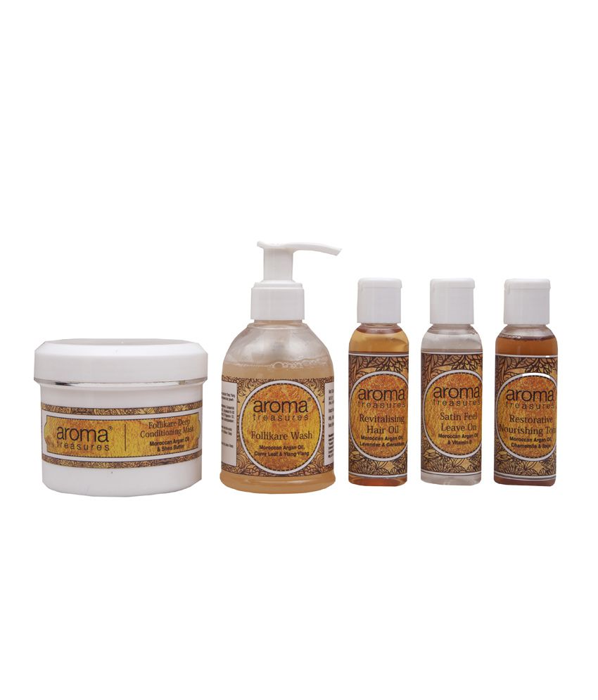 Aroma Treasures Moroccan Oil Hair Spa 5 Sproducts Buy Aroma