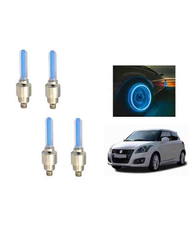 Spedy Tyre Led With Motion Sensor Blue Set Of 4 Maruti Swift New Buy