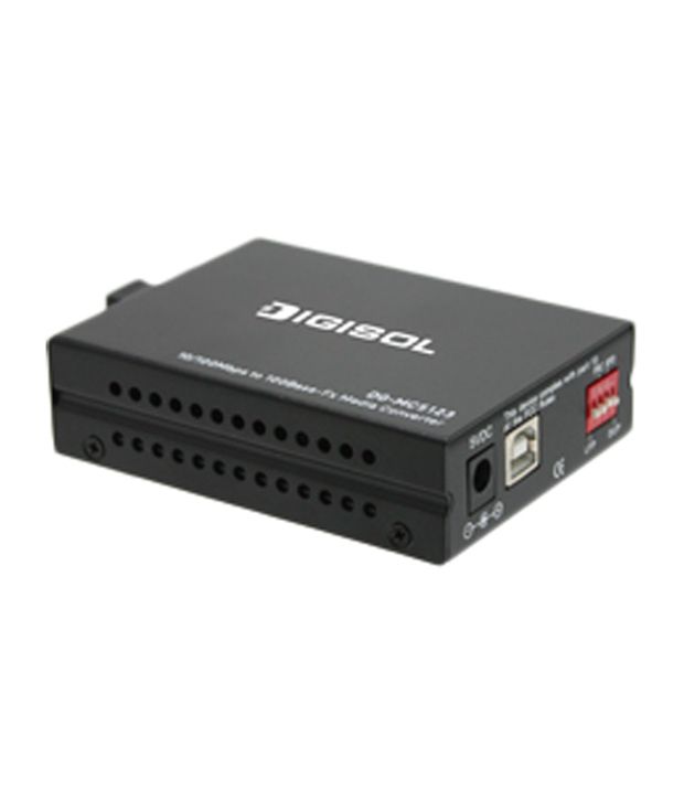 Digisol DG-MC5022 10/100 Mbps to 100 Base -FX Media Convertor (Multimode)