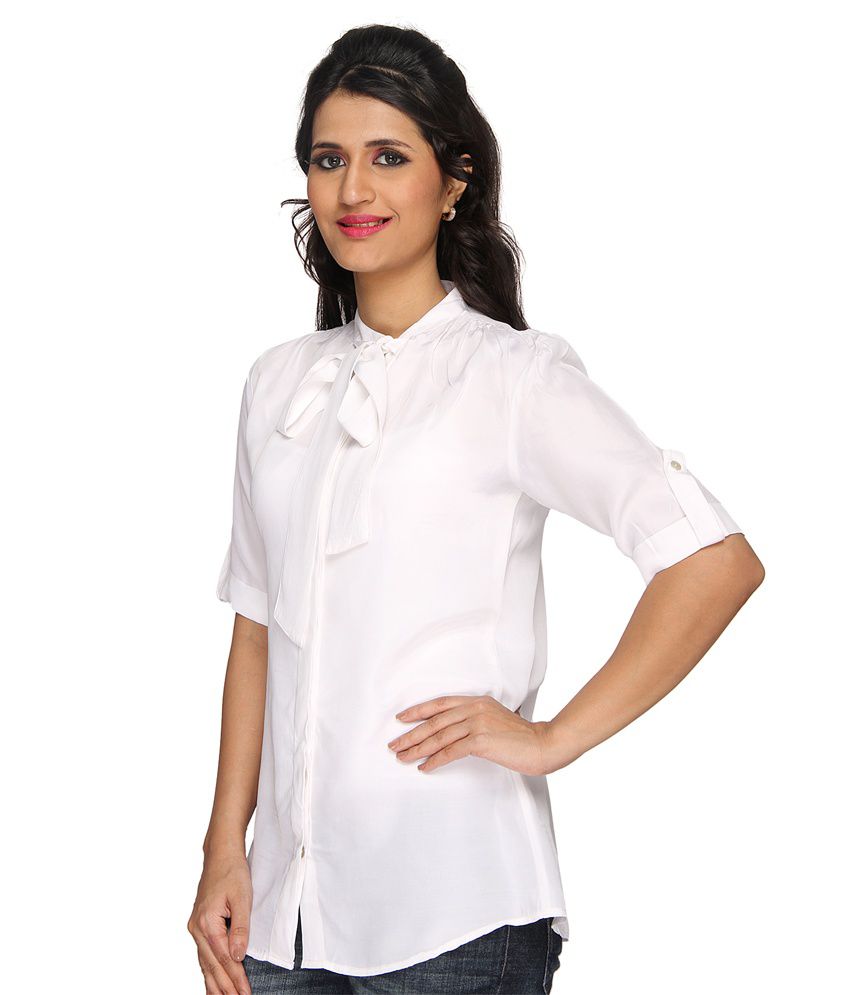 Buy Layla White Viscose Shirts Online at Best Prices in India - Snapdeal