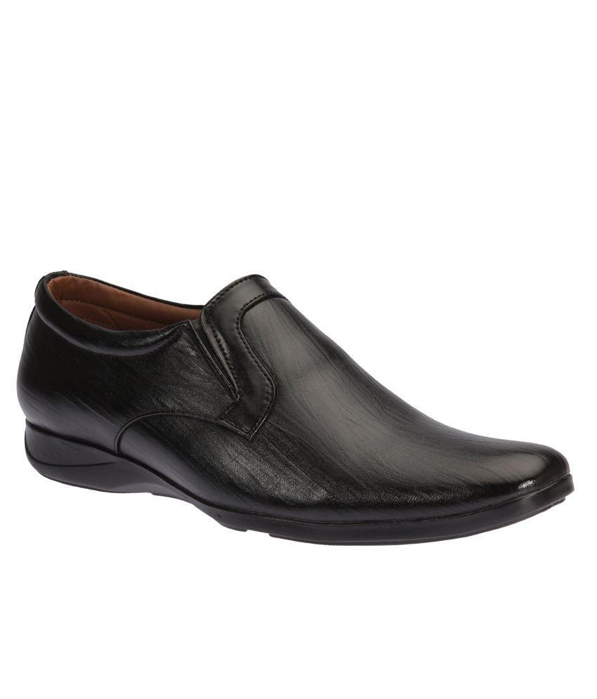 Oman Black Formal Shoes for Men Price in India- Buy Oman Black Formal ...