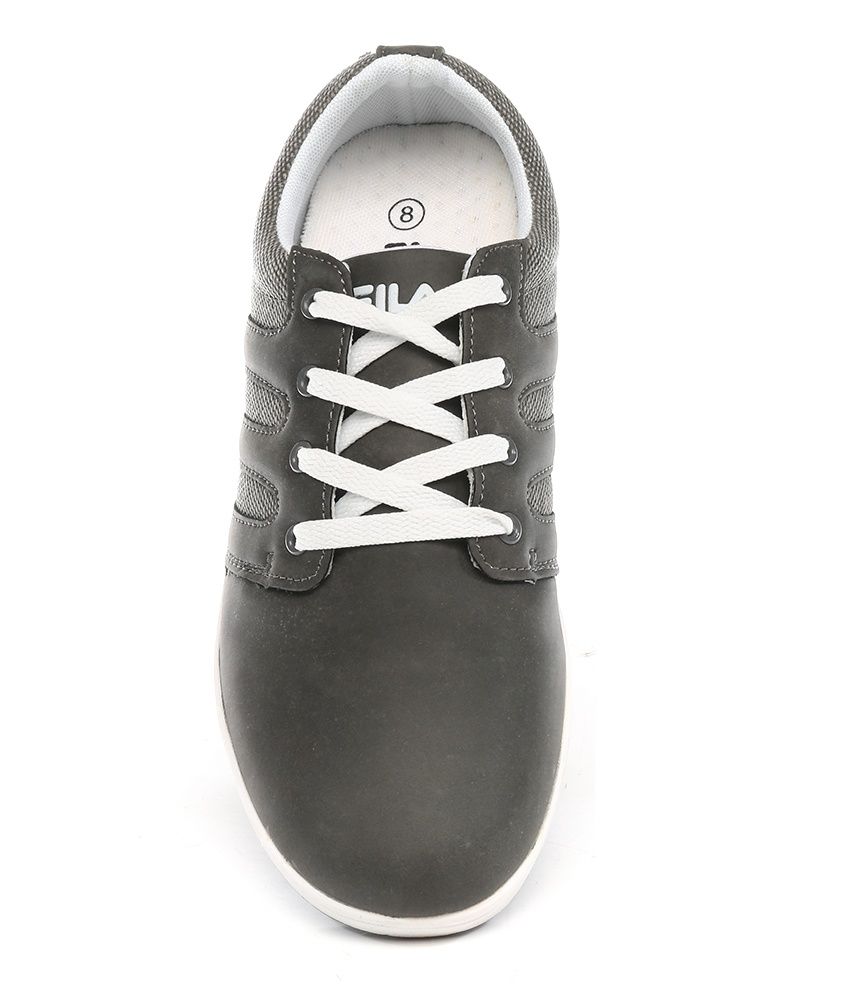 grey fila shoes womens