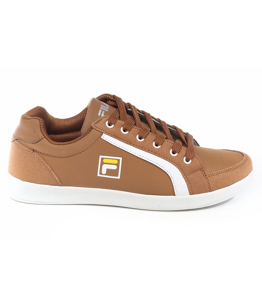 fila sneakers tan