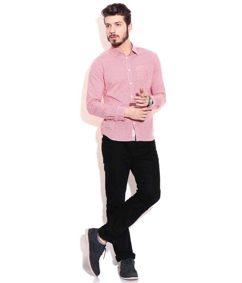 Being Human Pink Casual Shirt - Buy Being Human Pink Casual Shirt ...