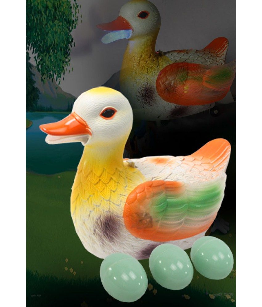 duck toy with eggs