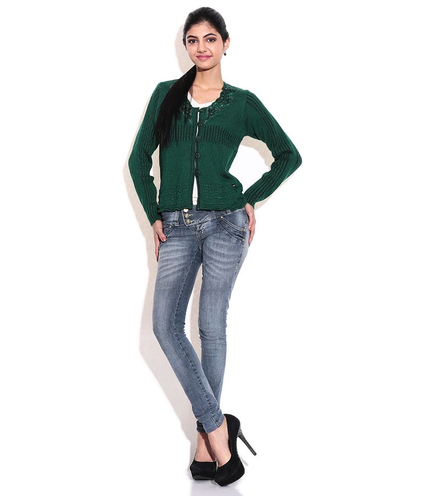 Buy Duke Green Acrylic Buttoned Cardigans Online at Best Prices in India - Snapdeal