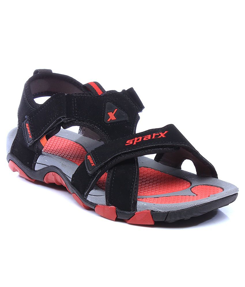 Sparx Men SS-502 Black Red Floater Sandals (Size - 7) : Amazon.in: Fashion