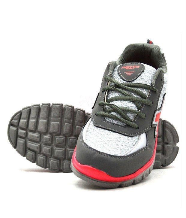 Just Sports Rock Grey Red Shoes Buy Just Sports Rock Grey Red Shoes Online at Best Prices in