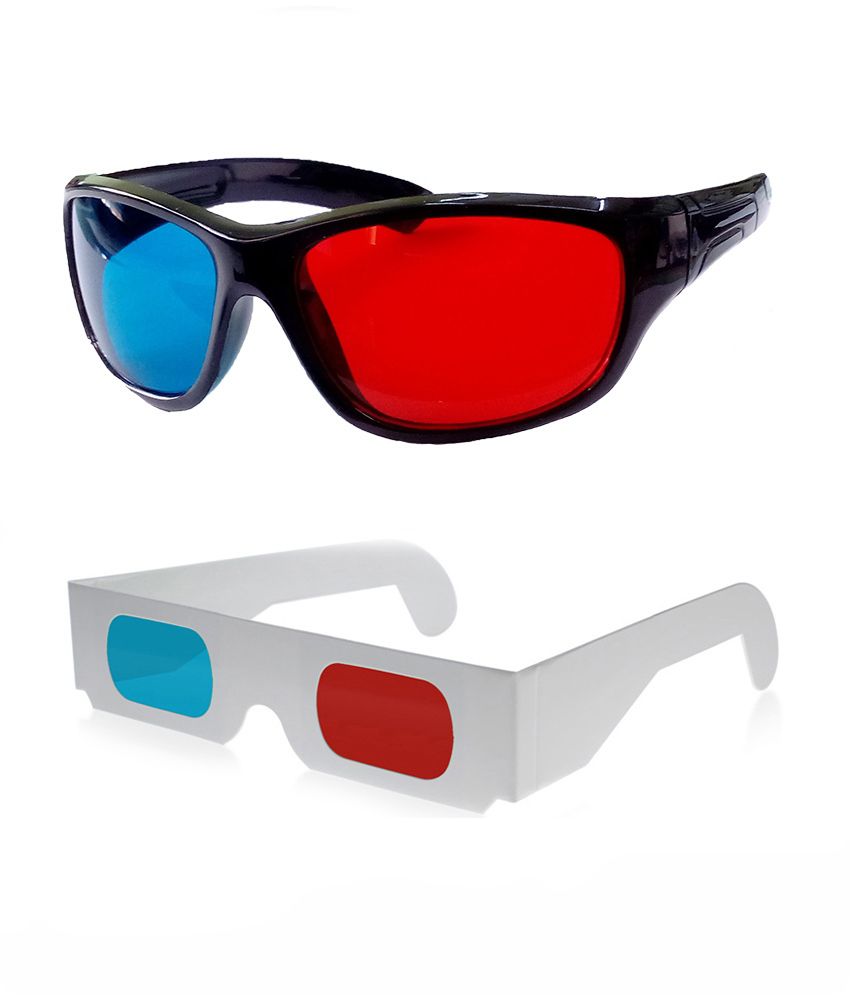 Buy Hrinkar Updated Version 2015 Anaglyph 3d Glasses Red And Cyan 1 Plastic 1 Paper Offer 3d