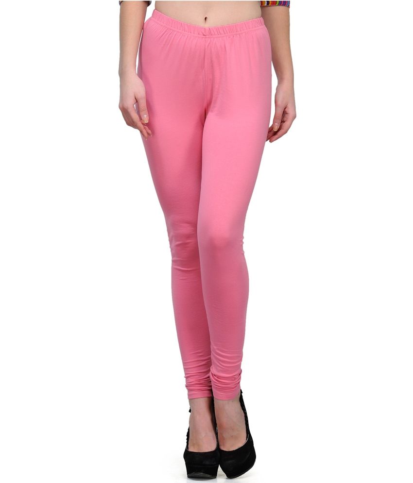 Ffu Women's Cotton Pink Legging Price in India Buy Ffu Women's Cotton