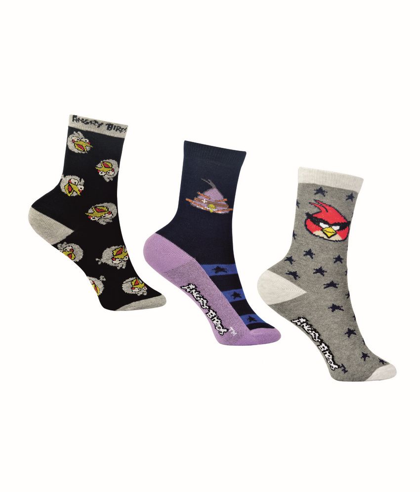 Angry Birds Multicolour Cotton Kids Socks - 3 Pair Pack: Buy Online at ...