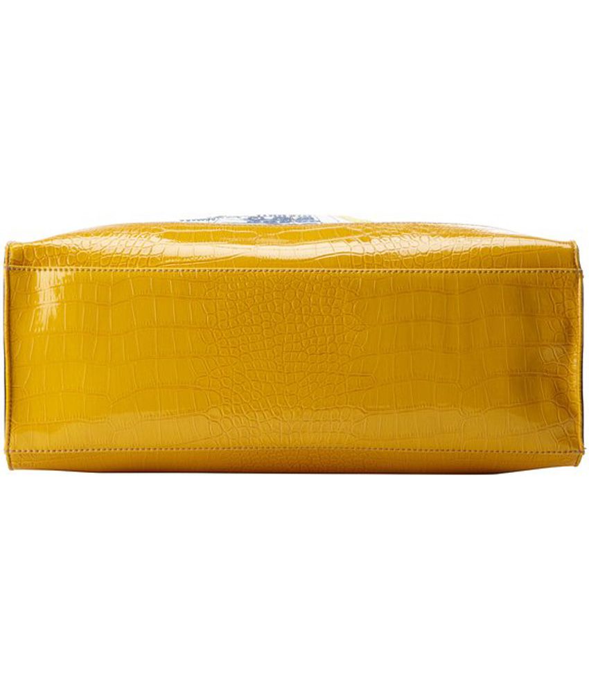 Anne Klein Yellow Signature Shoulder Bag - Buy Anne Klein Yellow Signature Shoulder Bag Online 