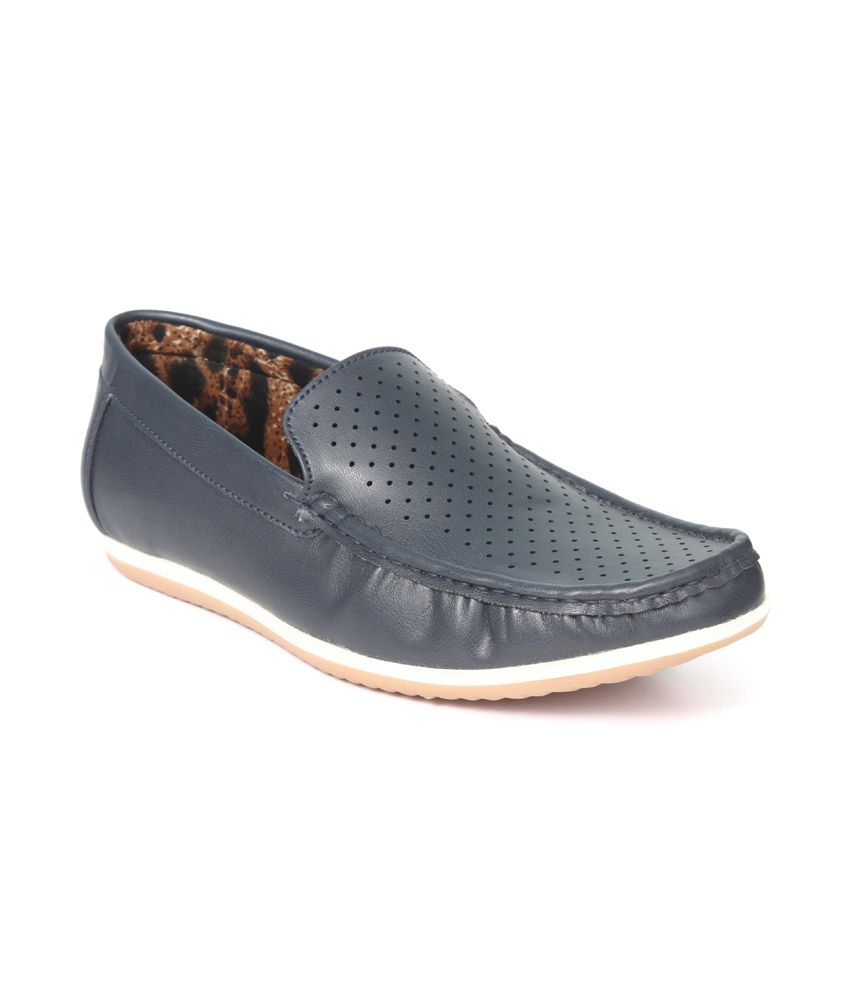 Ferraiolo Blue Loafers - Buy Ferraiolo 