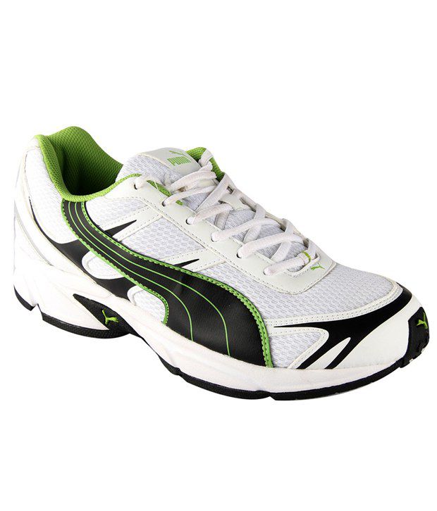 Puma Green Mesh/textile Running Sport Shoes - Buy Puma Green Mesh ...
