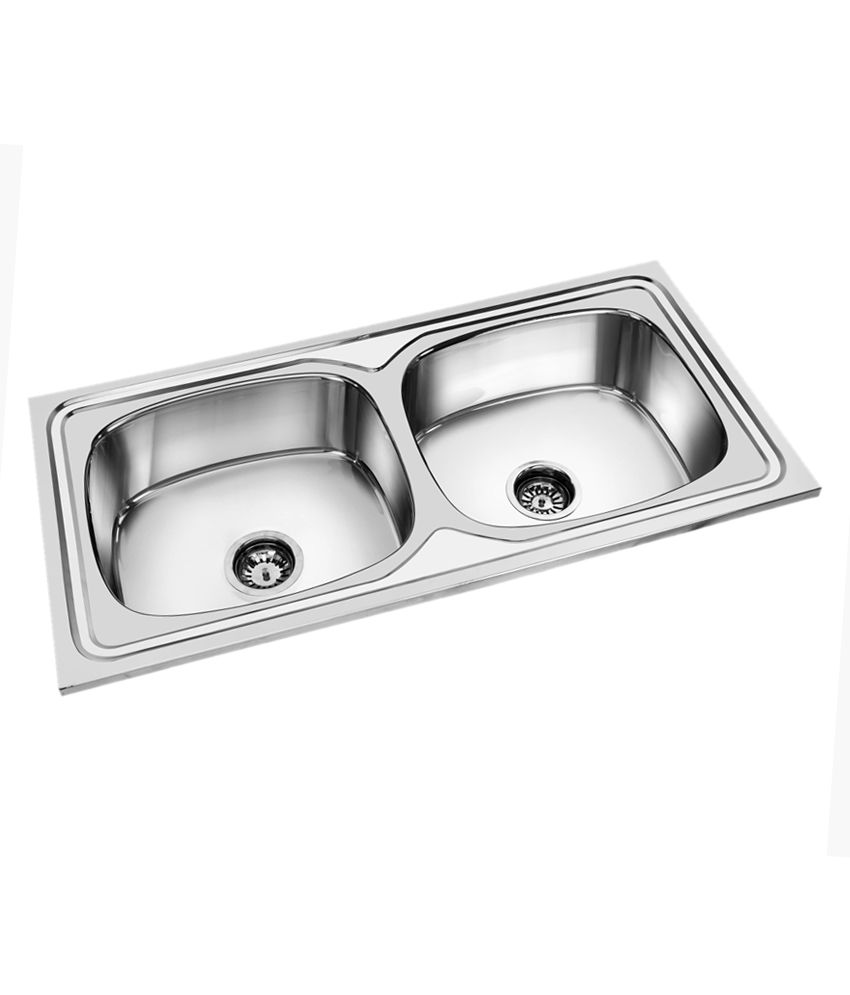 Buy Deepali Kitchen Sink Double Bowl Online at Low Price in India ...