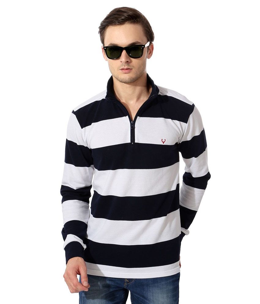 Allen Solly Multi Cotton Full Sleeves T 