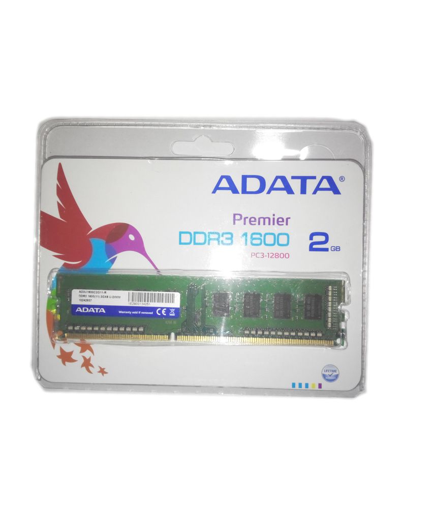     			Adata Premier Ddr3 1600 2gb Desktop Ram