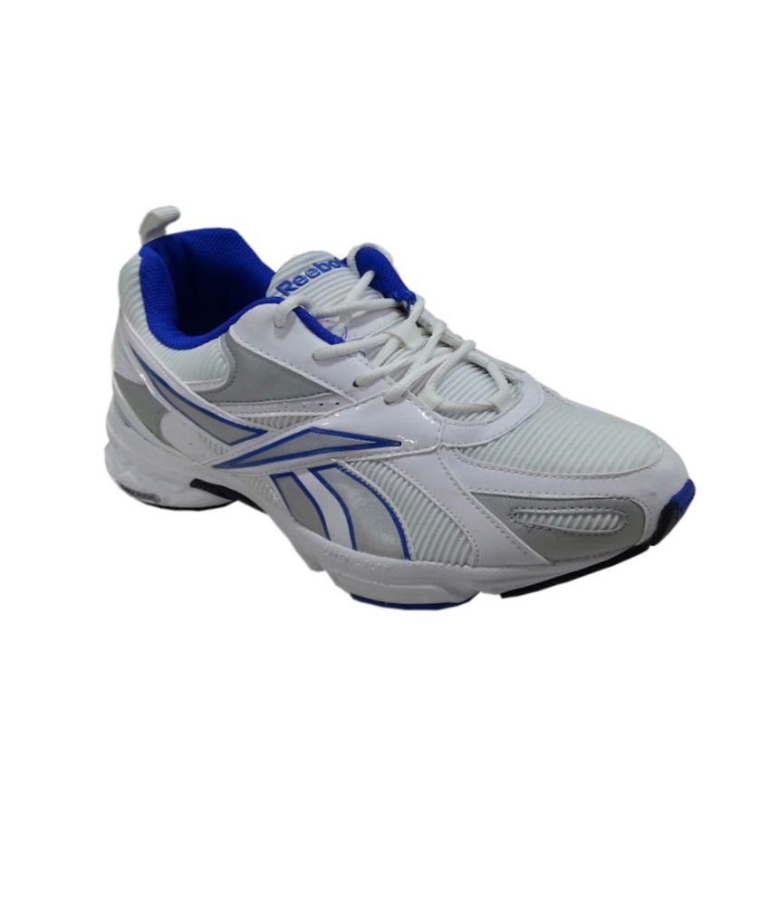 reebok acciomax lp white running shoes