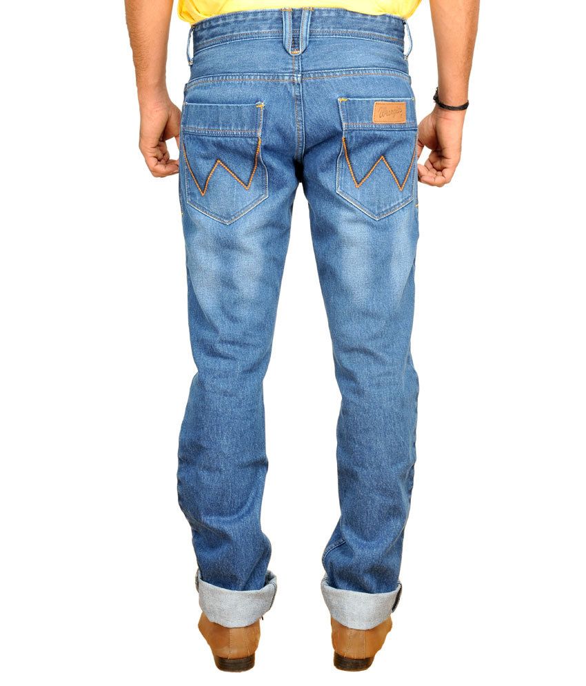 wrangler light blue jeans