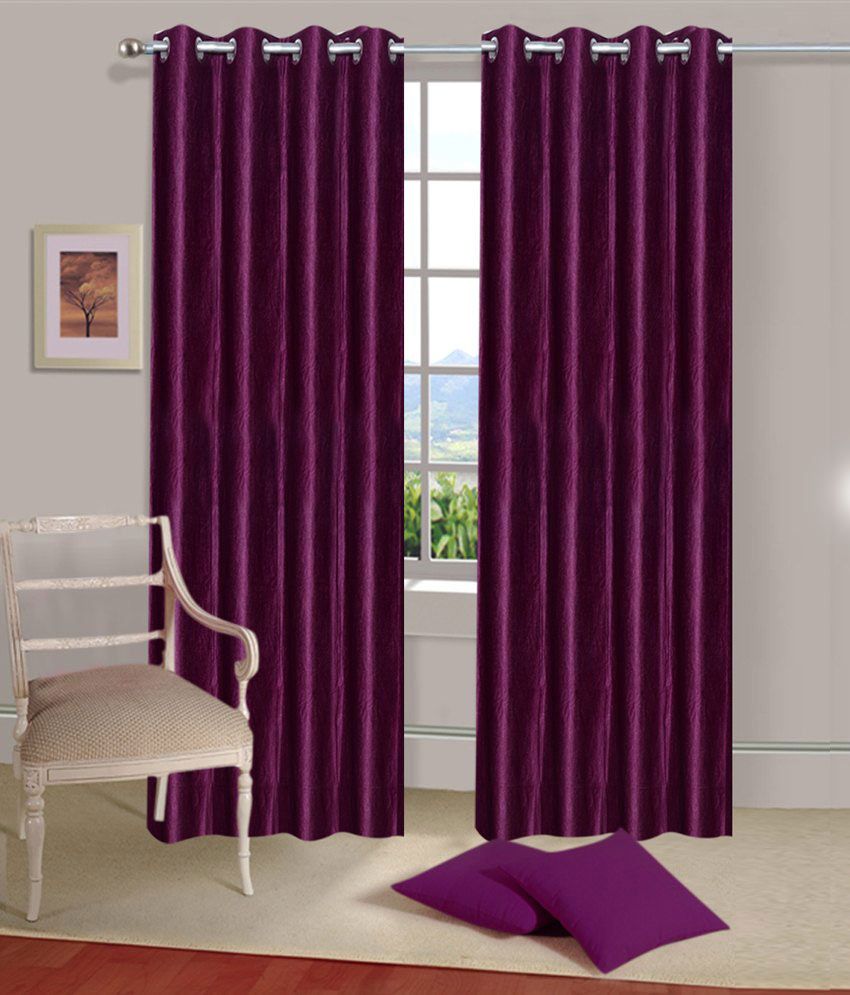 Naman Handloom Purple Cotton String Curtain Buy Naman Handloom