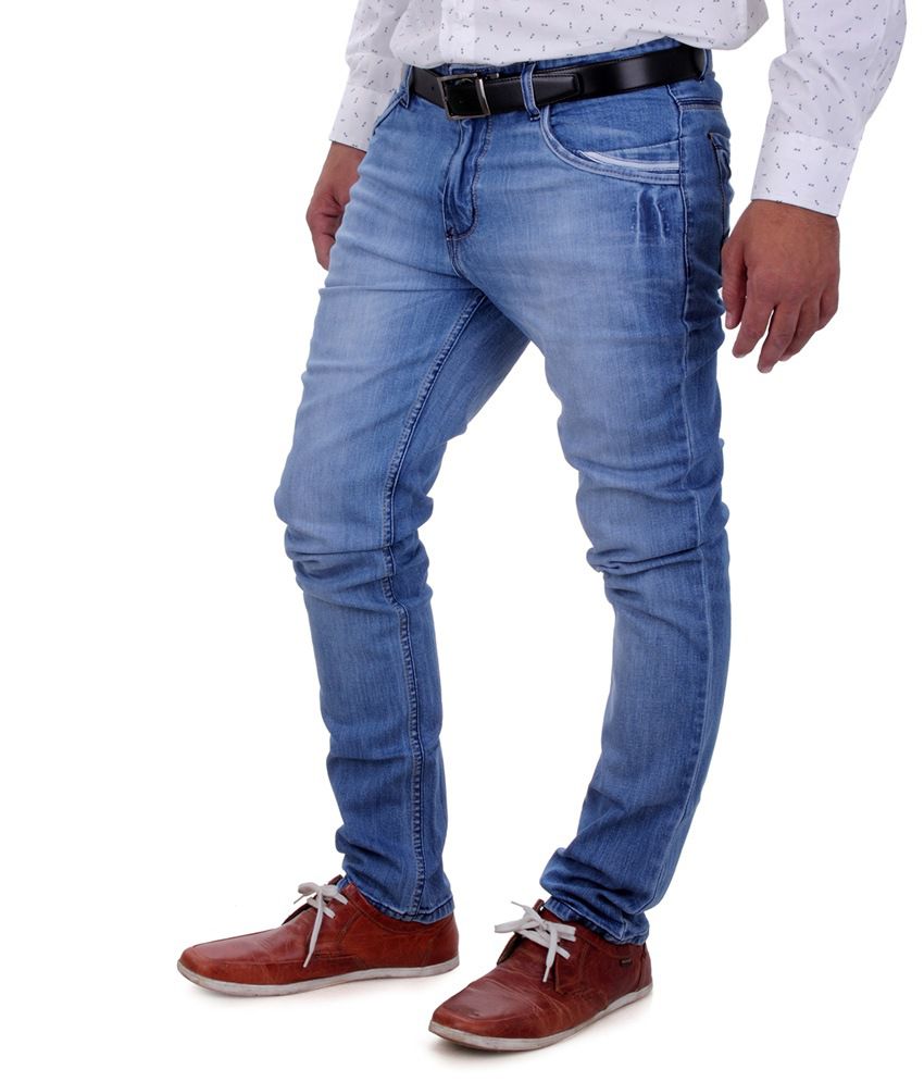 Cobb Blue Cotton Men Jeans - Buy Cobb Blue Cotton Men Jeans Online at ...