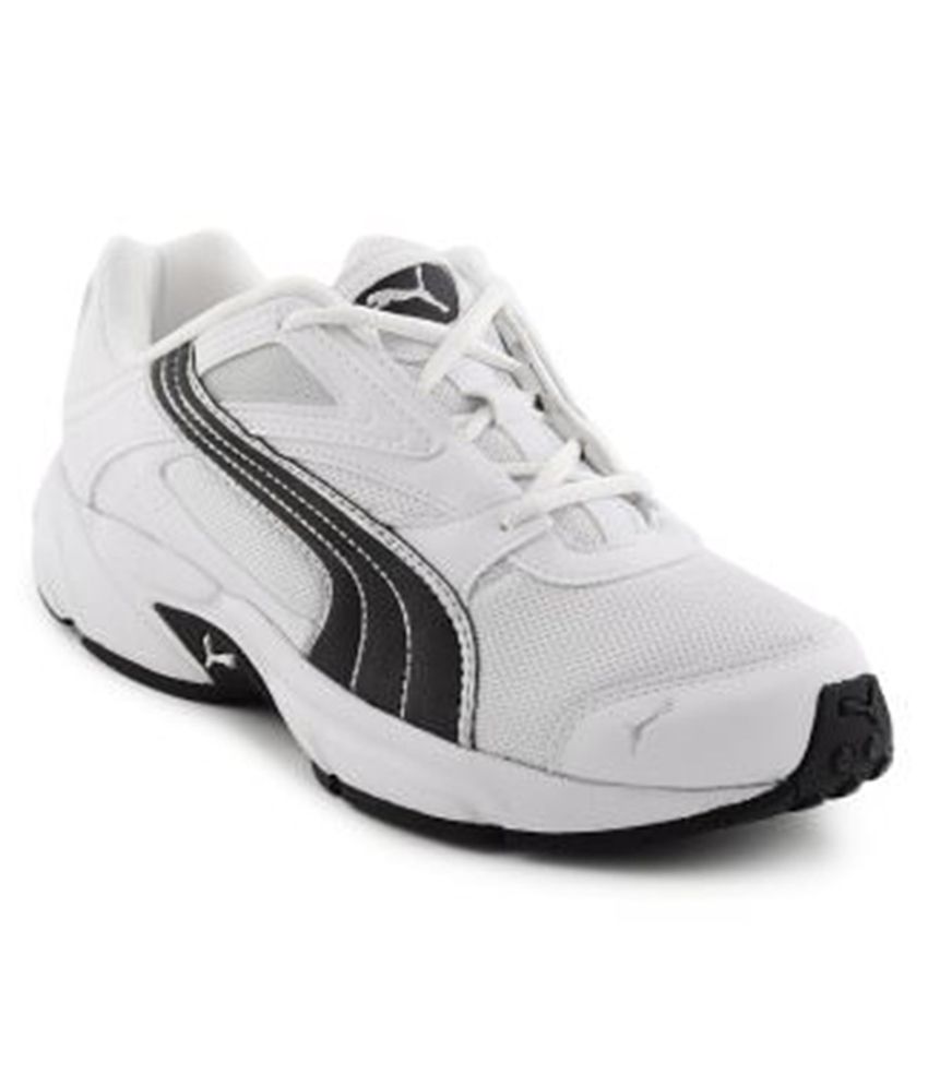 Puma Volt White And Black Running Shoes 