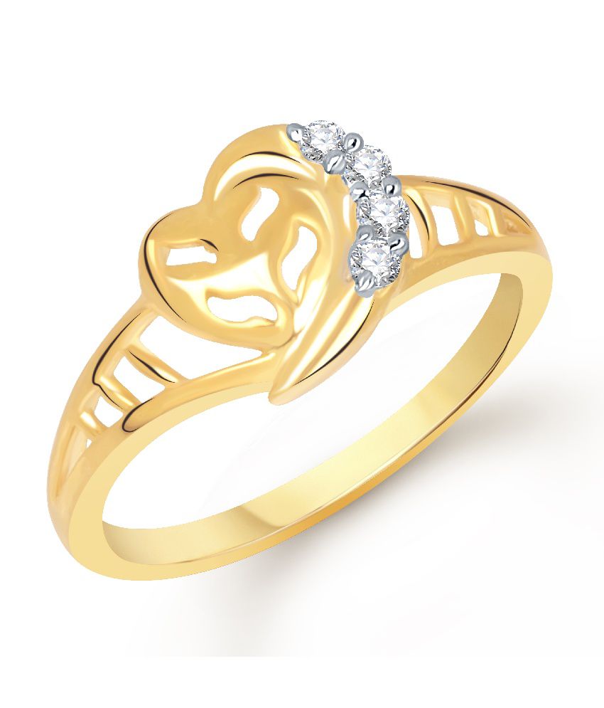 Vk Jewels Splendid Heart Shape Combo Ring And Pendant: Buy Vk Jewels ...
