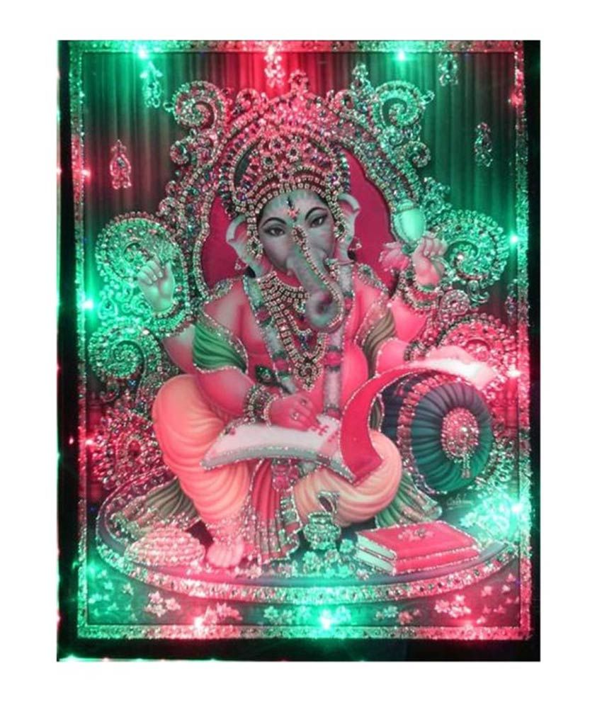 Shree Gaytri Handicrafts Religious Idol Painting With Glass Frame Buy