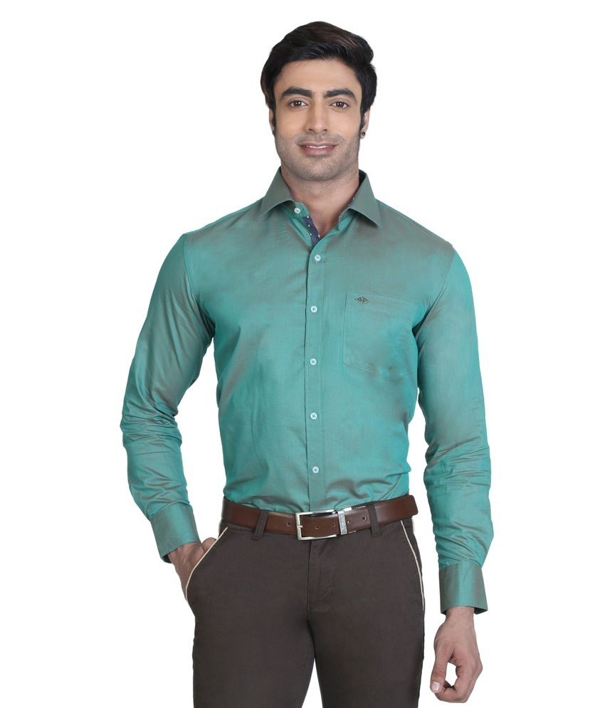 silver formal shirt
