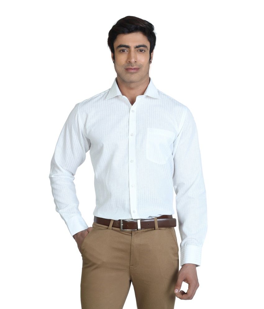 Silver Leaf Men's Formal Shirt - Buy Silver Leaf Men's Formal Shirt ...