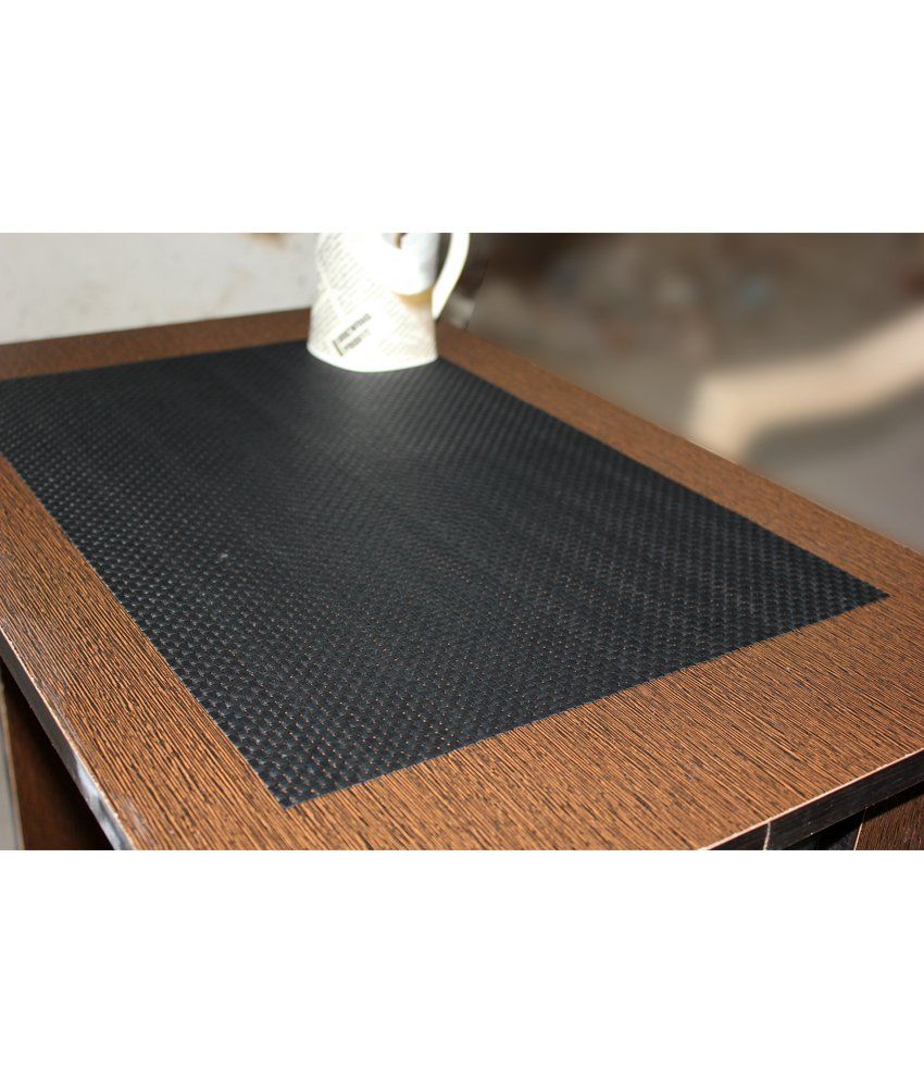 Decorika Black & Gray Contemporary Pvc Table Mats Buy Decorika Black