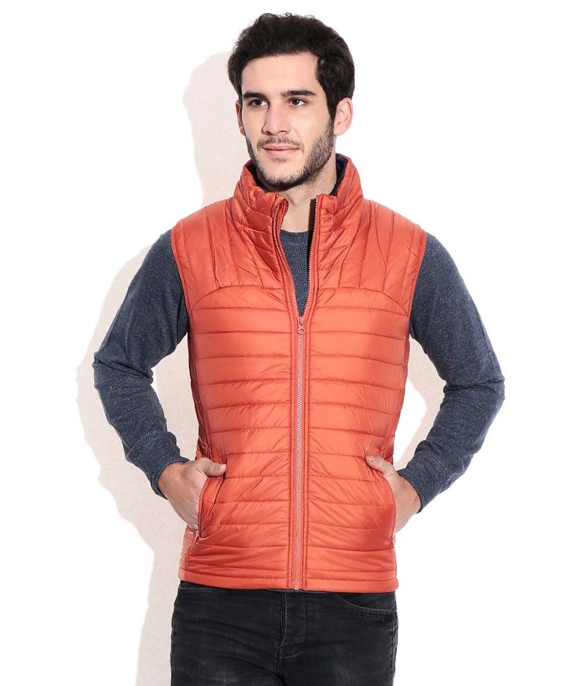 benetton orange jacket