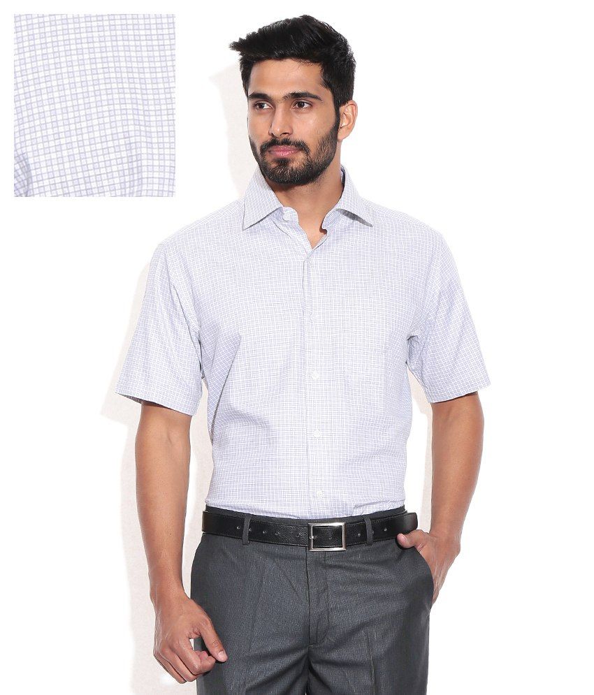 Wills Lifestyle Ghostwhite Formals Shirt Buy Wills Lifestyle