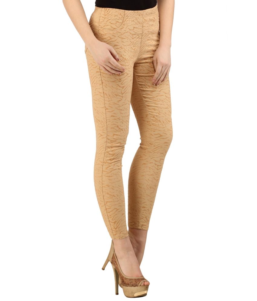 beige jeggings