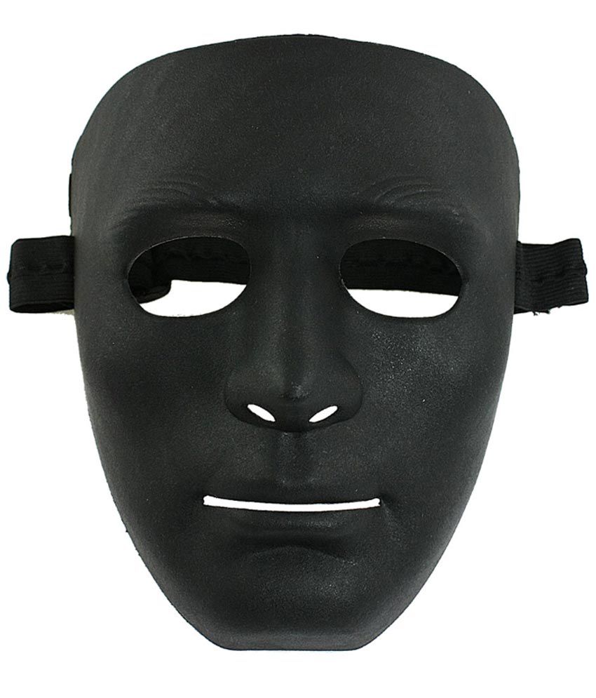 Snb Full Face Plastic Plain Mask Costume Party Dance Crew For Hiphop ...