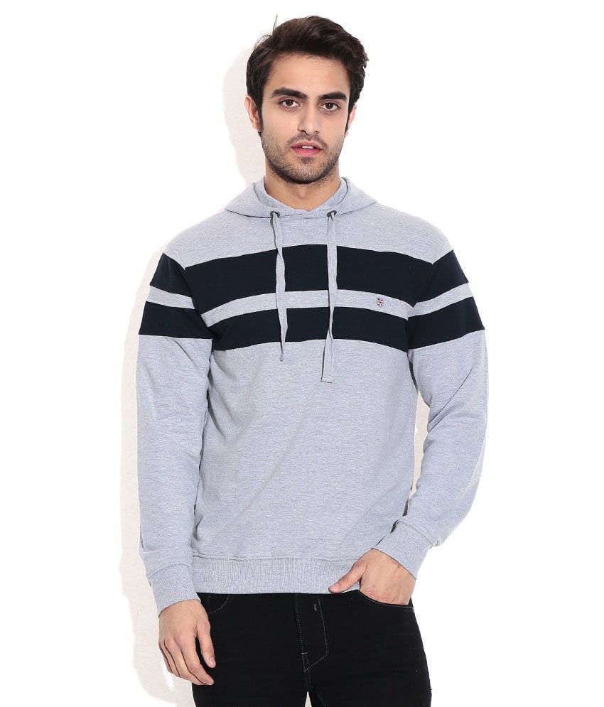 Pepe Jeans Gray Cotton Sweatshirt