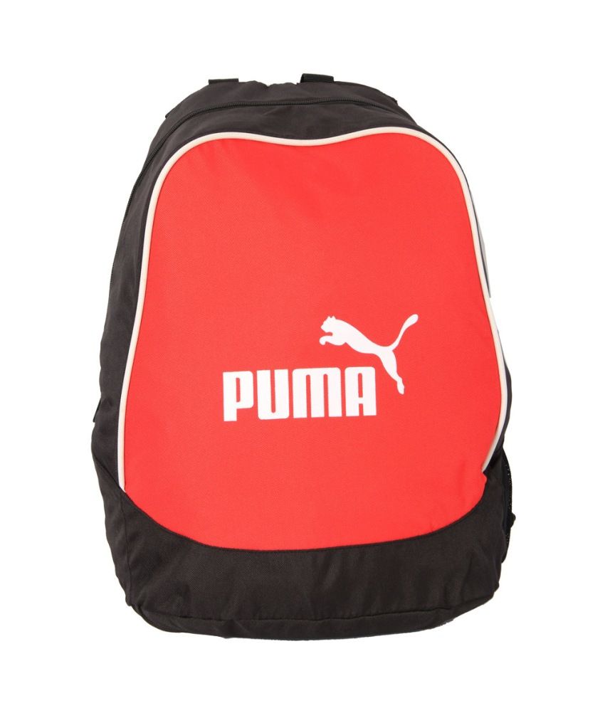 Puma Fabulous Black Red Backpack Buy Puma Fabulous Black Red Backpack