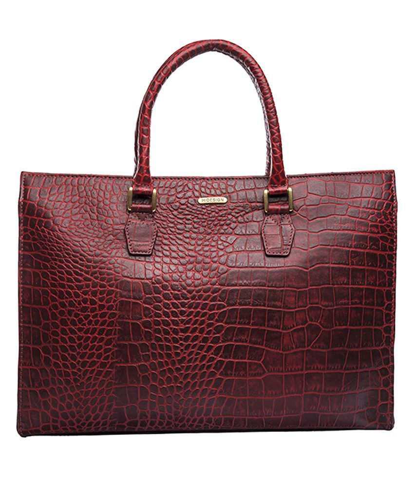 Hidesign KESTER Red Tote Bag - Buy Hidesign KESTER Red Tote Bag Online at Best Prices in India 