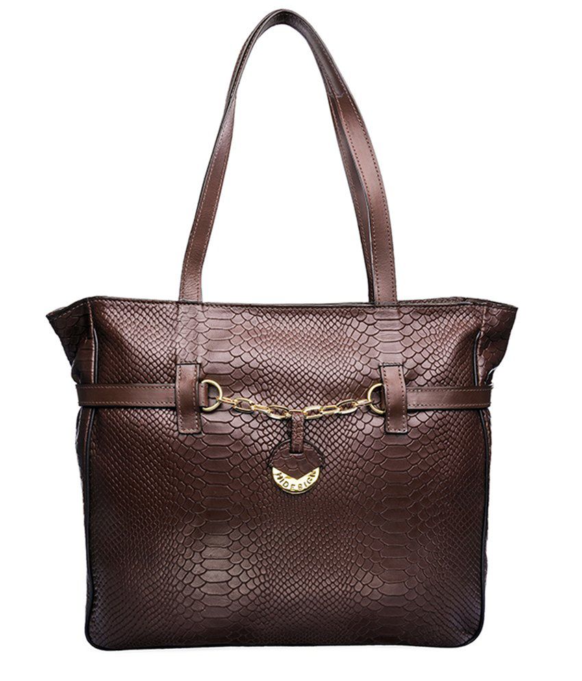 Hidesign AYANA 01 Brown Tote Bag - Buy Hidesign AYANA 01 Brown Tote Bag Online at Best Prices in 