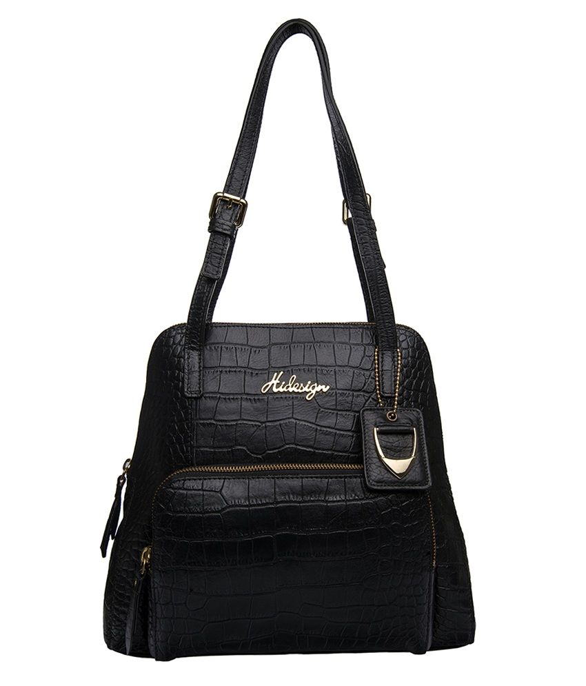 Hidesign 109 01 Black Shoulder Bag Buy Hidesign 109 01 Black Shoulder