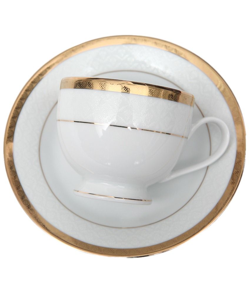 Lakline Porcelain Cups And Saucers Set 12 Pcs Buy Online at Best