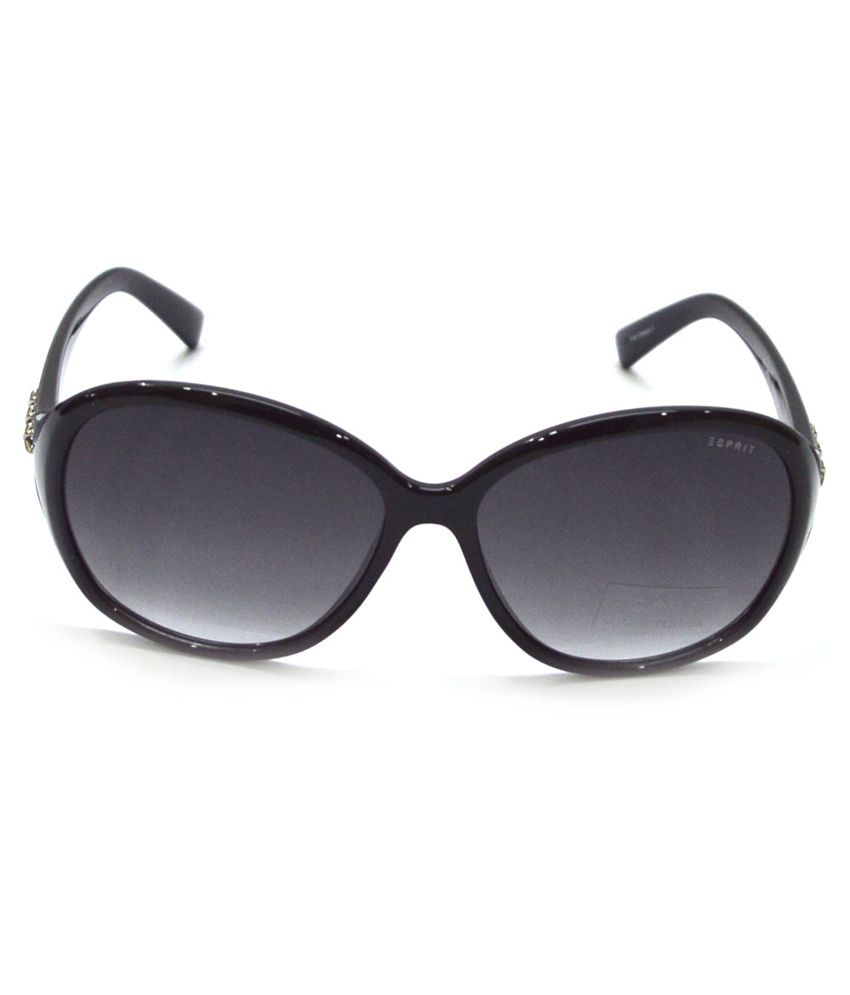 Esprit Black Colored Frame With Black Lenses Square Sunglasses For ...