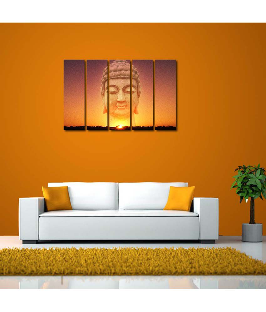 999store Multiple Frames Printed Buddha Like Modern Wall Art