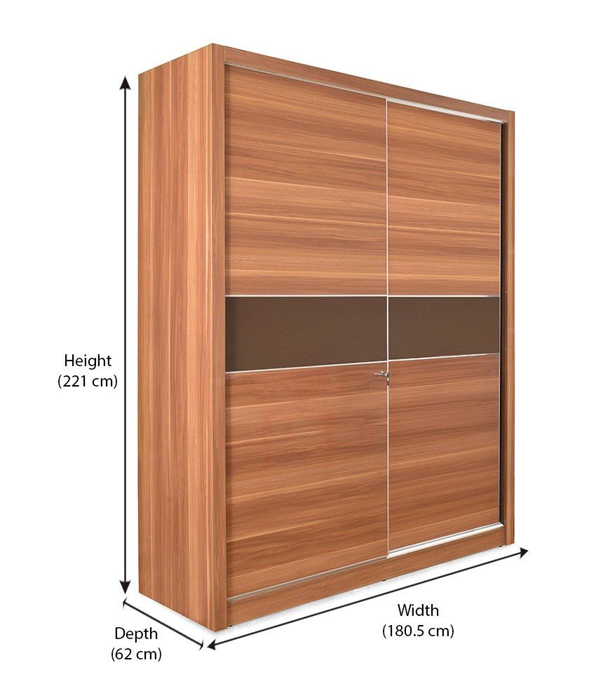 Ervin Sliding Door Wardrobe Home By Nilkamal Buy Online At