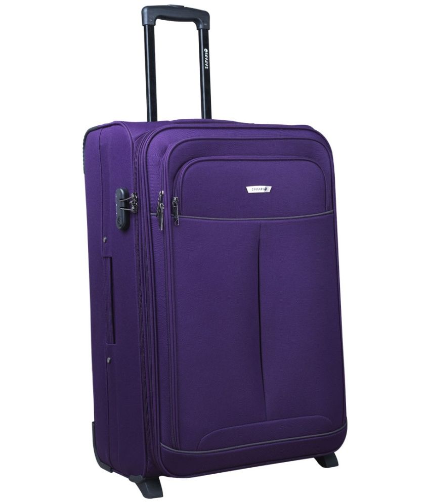 safari purple trolley bag