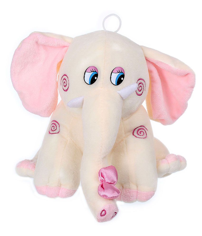     			Tickles Elephant Stuffed Soft Plush Toy Kids Girls & Boys Birthday Gifts Home Decoration (Color: White Size: 30 cm)