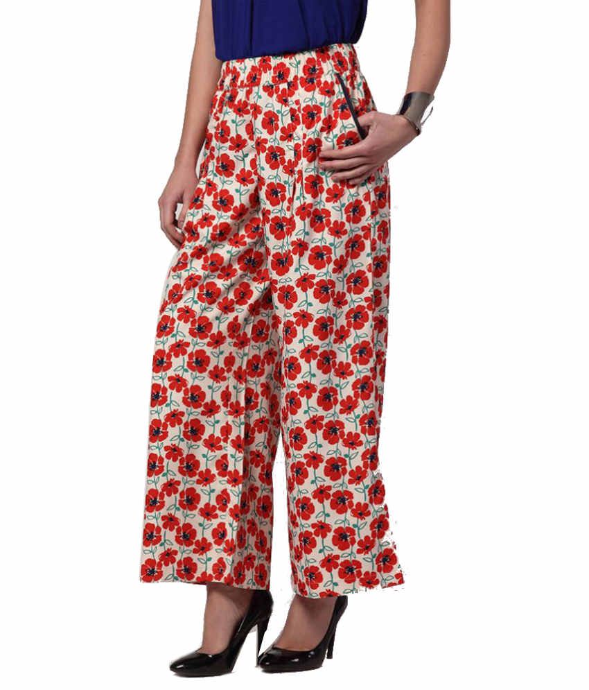 polyester palazzo pants